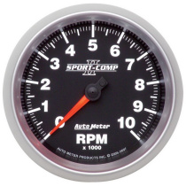 Varvräknare 87mm 10 000 RPM In-Dash SPORT-COMP II